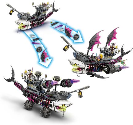 LEGO DreamZzz Nightmare Shark Ship (71469) - Image 6
