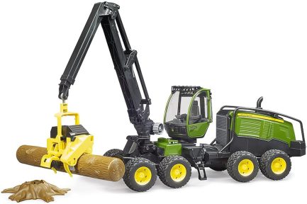 Bruder Δασοκομικό John Deere 1270G με κορμό δέντρου - για 3+ Ετών (BR002135 ) - Image 7
