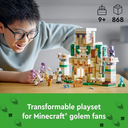 LEGO® Minecraft®: Το Φρούριο Σιδερένιο Γκόλεμ (21250) - Image 2