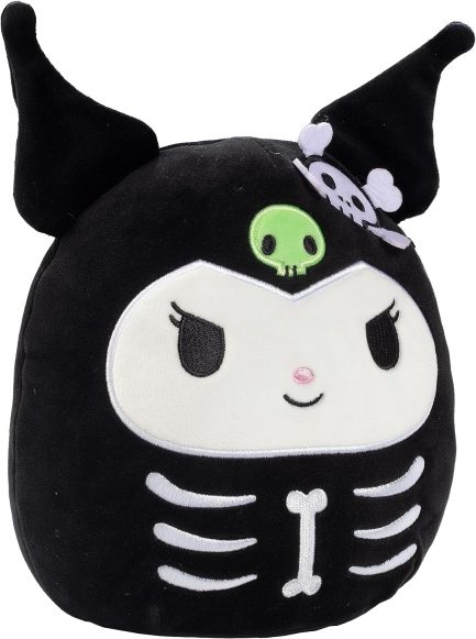 Λούτρινο Squishmallows - Sanrio: Hello Kitty and, Friends Halloween Kuromi Skeleton (25cm) JWSQ0118/SQK2771 - Image 2