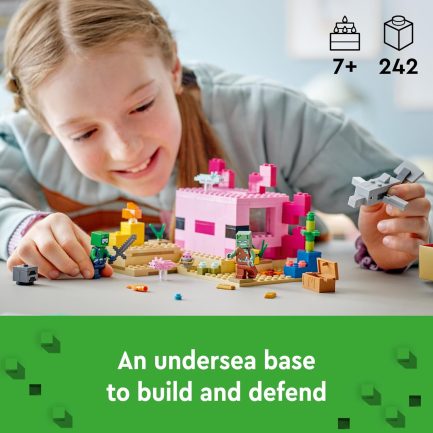 LEGO Minecraft The Axolotl House (21247) - Image 2