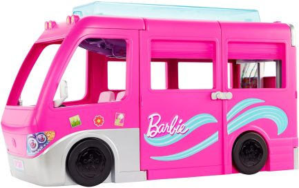 Παιχνιδολαμπάδα Mattel Barbie Νέο Τροχόσπιτο (HCD46) - Image 3