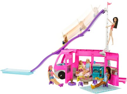 Παιχνιδολαμπάδα Mattel Barbie Νέο Τροχόσπιτο (HCD46) - Image 5