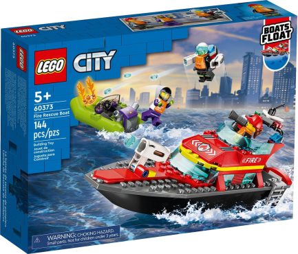 LEGO City Fire Rescue Boat (60373) - Image 3