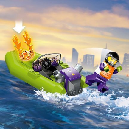 LEGO City Fire Rescue Boat (60373) - Image 8
