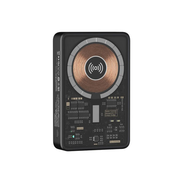 Εξωτερική Μπαταριά Ασύρματης Φόρτισης Devia Punk Style Magsafe 15W 10000mAh Μαύρη (DEVM2050C) - Image 2