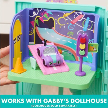 Παιχνιδολαμπάδα Spin Master Gabby's Dollhouse: 'Carlita Purr-ific' Play Room Deluxe Room Set (6064149) - Image 5