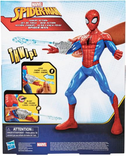 Παιχνιδολαμπάδα Hasbro Marvel: Spider-Man Thwip! Action Spider-Man Action Figure (12") (F8115) - Image 5