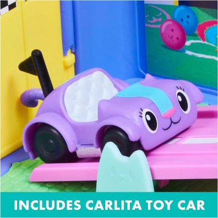 Παιχνιδολαμπάδα Spin Master Gabby's Dollhouse: 'Carlita Purr-ific' Play Room Deluxe Room Set (6064149) - Image 6
