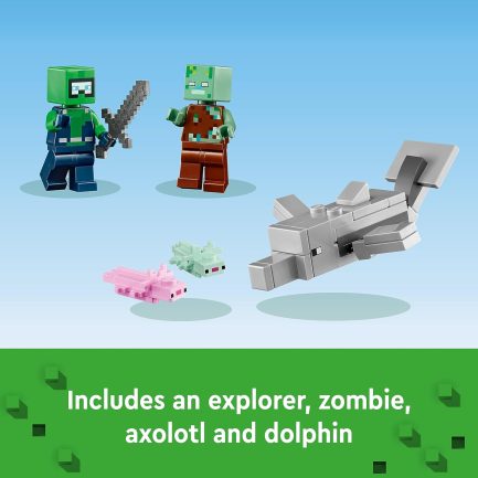 LEGO Minecraft The Axolotl House (21247) - Image 6