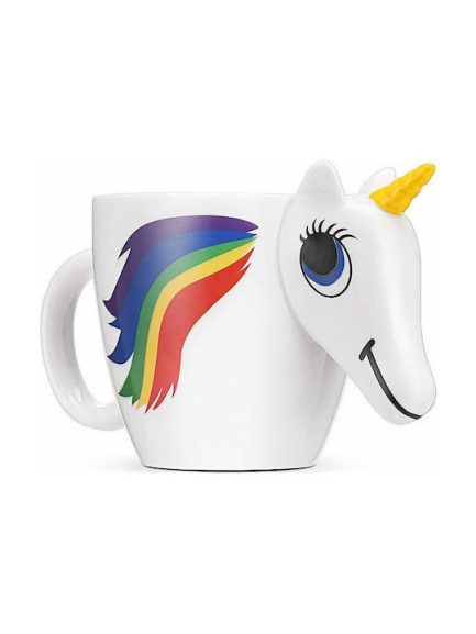 Thumbs Up Unicorn Κούπα Κεραμική Λευκή 300ml (UNIMGCC) - Image 4