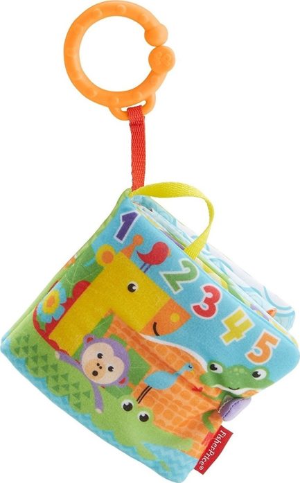 Fisher Price Μαλακό Βιβλιαράκι Δραστηριοτήτων από Ύφασμα με Ήχους για Νεογέννητα (FGJ40) - Image 8