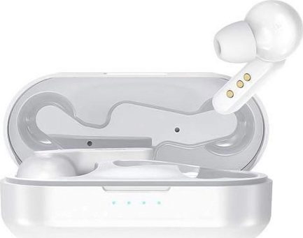 Awei T10C In-ear Bluetooth Handsfree Ακουστικά με Αντοχή στον Ιδρώτα και Θήκη Φόρτισης Λευκά - Image 2