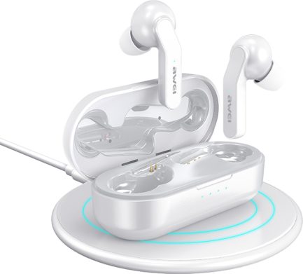 Awei T10C In-ear Bluetooth Handsfree Ακουστικά με Αντοχή στον Ιδρώτα και Θήκη Φόρτισης Λευκά - Image 4