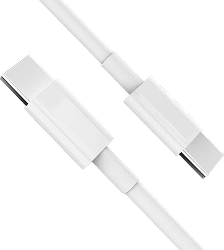 QIHANG USB 2.0 Cable USB-C male - USB-C 60W Λευκό 1m