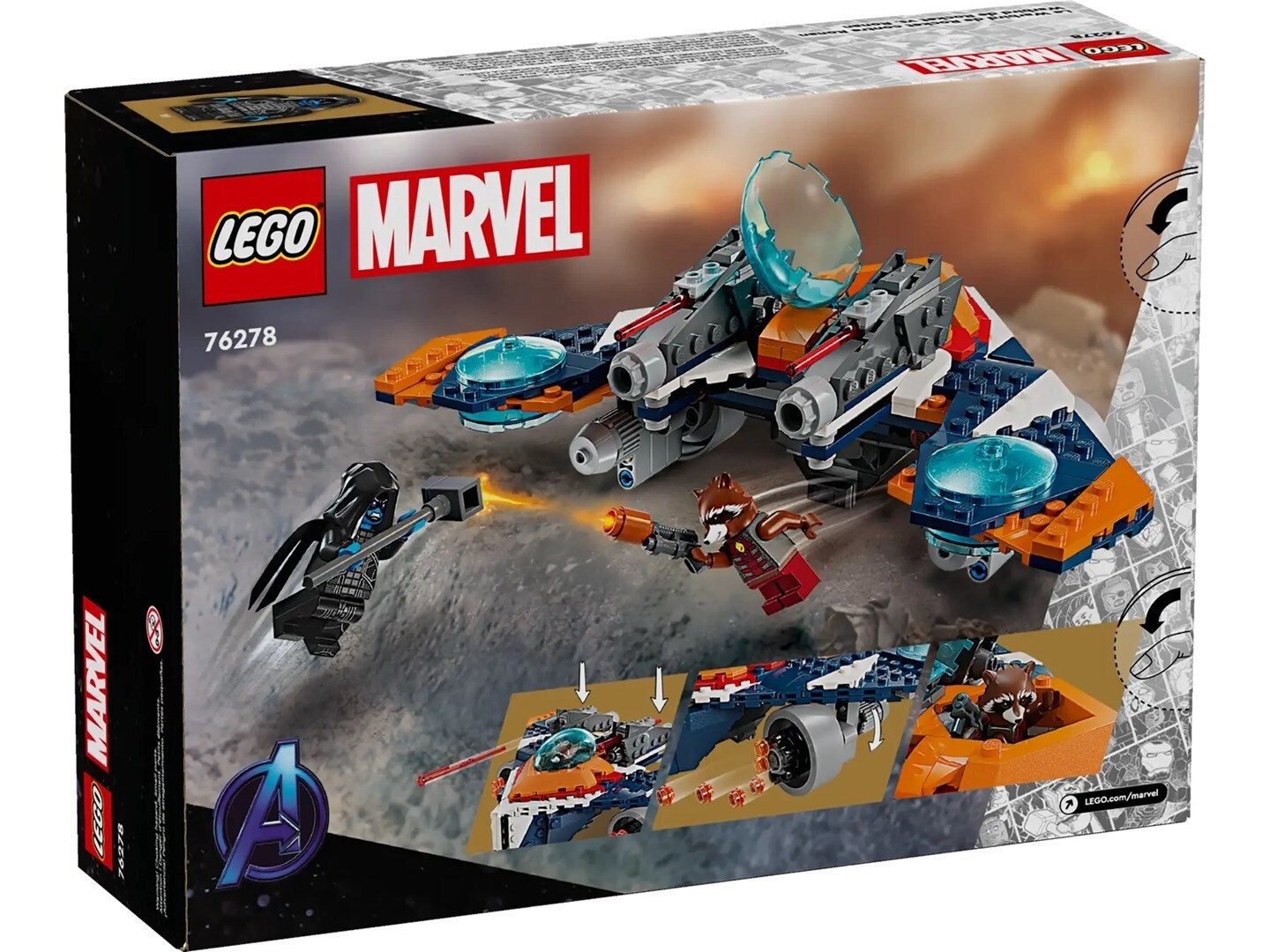 LEGO® Marvel: The Infinity Saga - Rocket’s Warbird vs. Ronan (76278) - Image 8