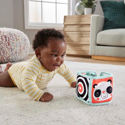 Fisher Price Μαλακό Βιβλιαράκι Δραστηριοτήτων από Ύφασμα για Νεογέννητα (HML63) - Image 3