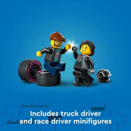 LEGO City Race Car & Car Carrier Truck (60406) - Image 5