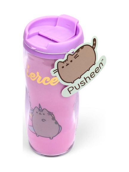 Thumbs Up Pusheen Παγούρι Πλαστικό Fierce (PUSHPTVMF) - Image 2