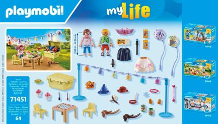 Playmobil City Life Πάρτυ Μασκέ για 4-10 ετών (71451) - Image 6