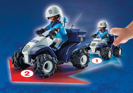 Playmobil City Action Police Quad για 4-10 ετών (71092) - Image 4