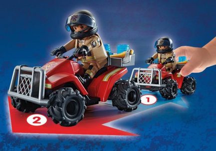 Playmobil City Action Fire Rescue Quad για 4-10 ετών (71090) - Image 2