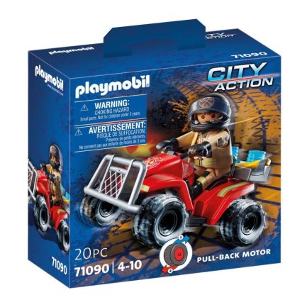 Playmobil City Action Fire Rescue Quad για 4-10 ετών (71090) - Image 3