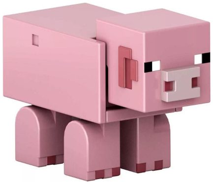 Mattel Minecraft: Pig Figure - (HLB18) - Image 3