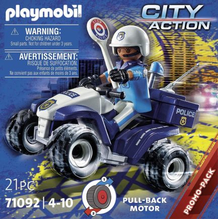 Playmobil City Action Police Quad για 4-10 ετών (71092) - Image 6