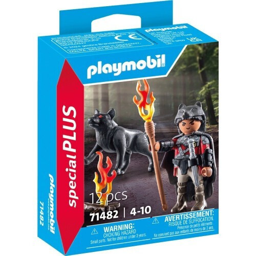 Playmobil History Πολεμιστής Με Λύκο για 4-10 ετών (71482)