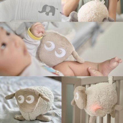 Sweet Dreamers Ewan το προβατάκι DELUXE: Βοήθημα Ύπνου με αισθητήρα κλάματος και φως- Μπεζ (EW820606) - Image 6