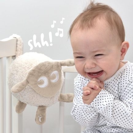 Sweet Dreamers Ewan το προβατάκι DELUXE: Βοήθημα Ύπνου με αισθητήρα κλάματος και φως- Μπεζ (EW820606) - Image 11