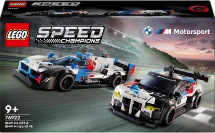 LEGO Speed Champions BWM M4 GT3 & BMW M Hybrid V8 Race Cars (76922) - Image 2