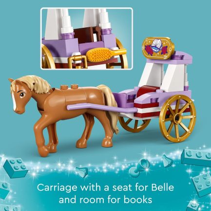 LEGO Disney Princess Belle's Storytime Horse Carriage (43233) - Image 3