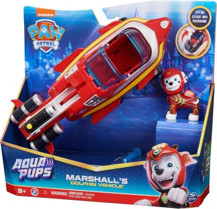 Spin Master Paw Patrol: Aqua Pups - Marshall's Dolphin Vehicle (20139008) - Image 3