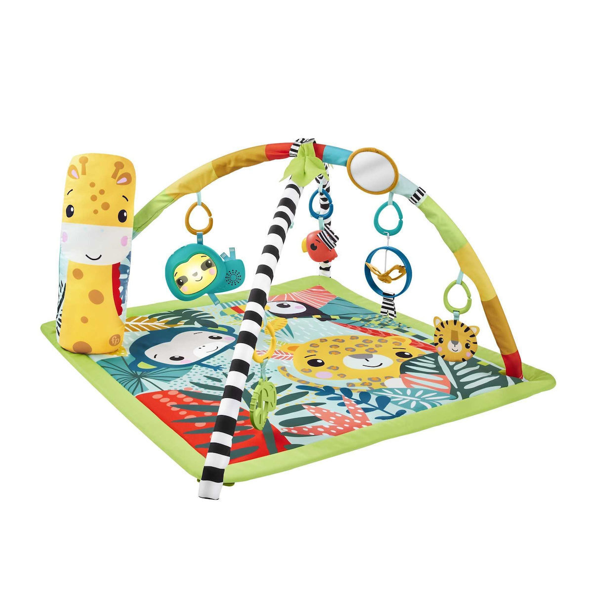 Fisher Price Γυμναστήριο Δραστηριοτήτων Rainforest με Μουσική για Νεογέννητα (HJW08) - Image 2