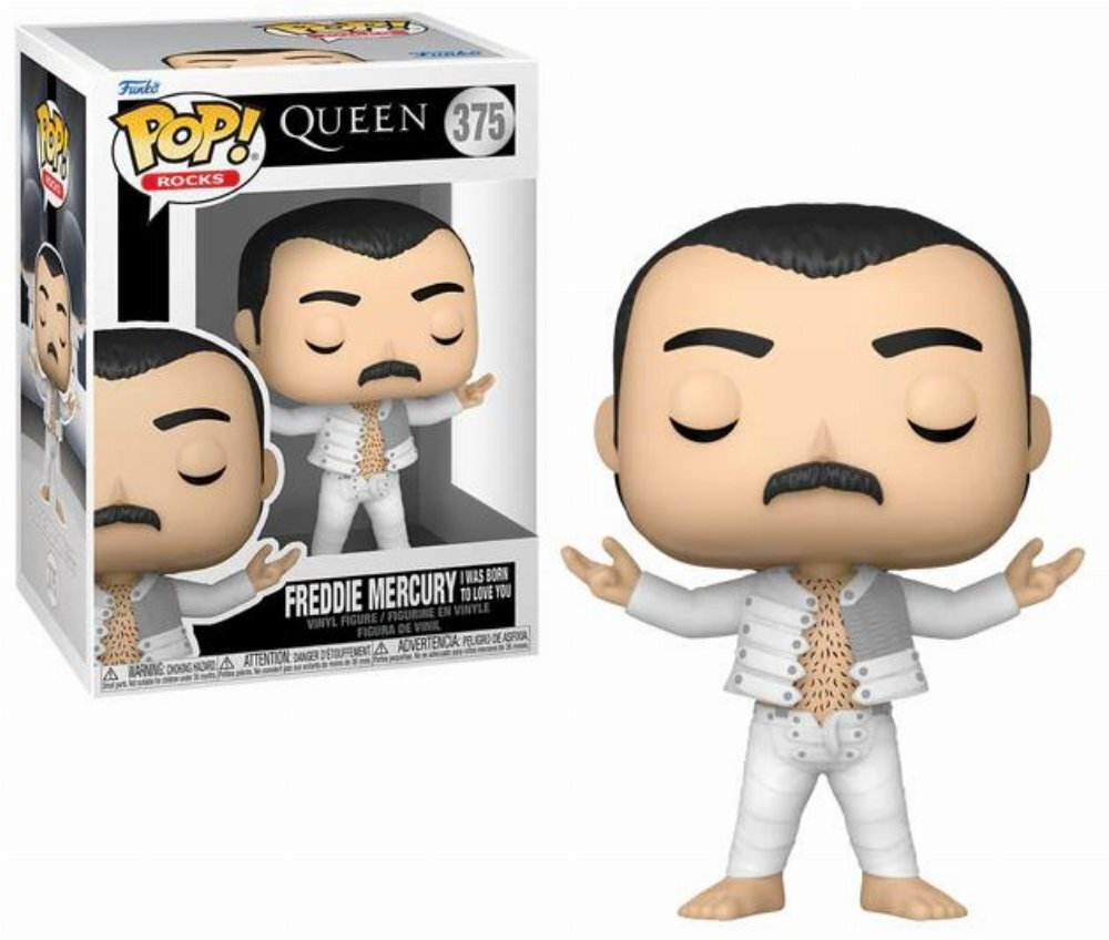 Funko Pop! Rocks: Queen - Freddie Mercury (I was born to love you) #375 Vinyl Figure