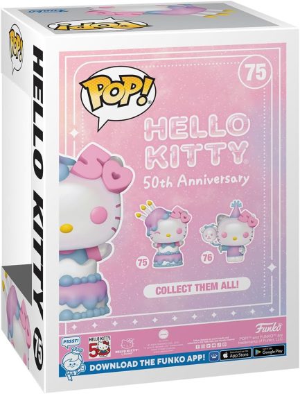 Funko Pop! Sanrio: Hello Kitty 50th - Hello Kitty in Cake #75 Vinyl Figure - Image 3