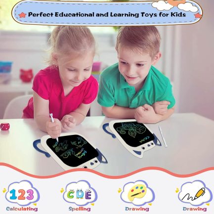 JOEAIS LCD Drawing Tablet Ζωγραφικής 10 Inch Πίνακας Γράψε - Σβήσε ,Σχέδιο γάτα μπλε ( ‎XS-M10 ) - Image 4