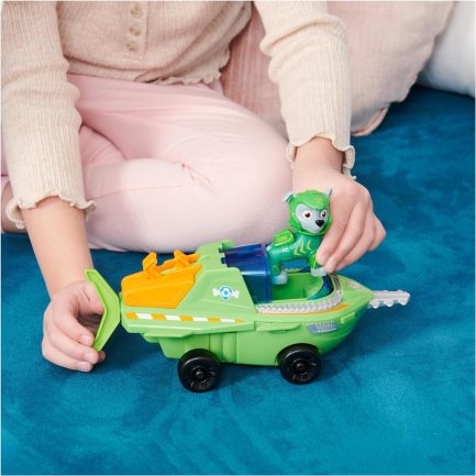 Παιχνιδολαμπάδα Spin Master Paw Patrol: Aqua Pups - Rockys Sawfish  Vehicle (20139009) - Image 4