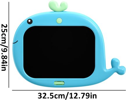 WOBBLO LCD Drawing Tablet Ζωγραφικής 10 Inch Πίνακας Γράψε - Σβήσε ,Σχέδιο Φάλαινα Μπλε (43211700) - Image 4