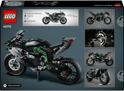 LEGO Technic Kawasaki Ninja H3R Motorcycle (42170) - Image 6