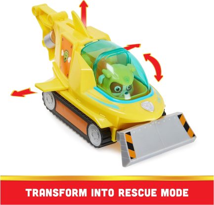 Παιχνιδολαμπάδα Spin Master Paw Patrol: Aqua Pups - Rubble's Hammerhead Vehicle (20139010) - Image 5