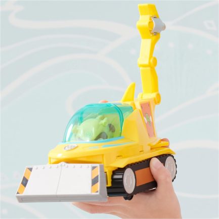 Παιχνιδολαμπάδα Spin Master Paw Patrol: Aqua Pups - Rubble's Hammerhead Vehicle (20139010) - Image 6