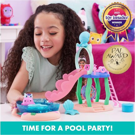 Spin Master Gabby's Dollhouse: Gabby Girl's Purri-ific Pool (Πισίνα)(6067878) - Image 3