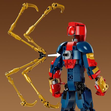 LEGO Super Heroes Marvel Spider-Man No Way Home Iron Spider-Man Construction Figure (76298) - Image 4