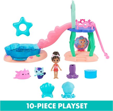 Spin Master Gabby's Dollhouse: Gabby Girl's Purri-ific Pool (Πισίνα)(6067878) - Image 4