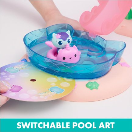 Spin Master Gabby's Dollhouse: Gabby Girl's Purri-ific Pool (Πισίνα)(6067878) - Image 10