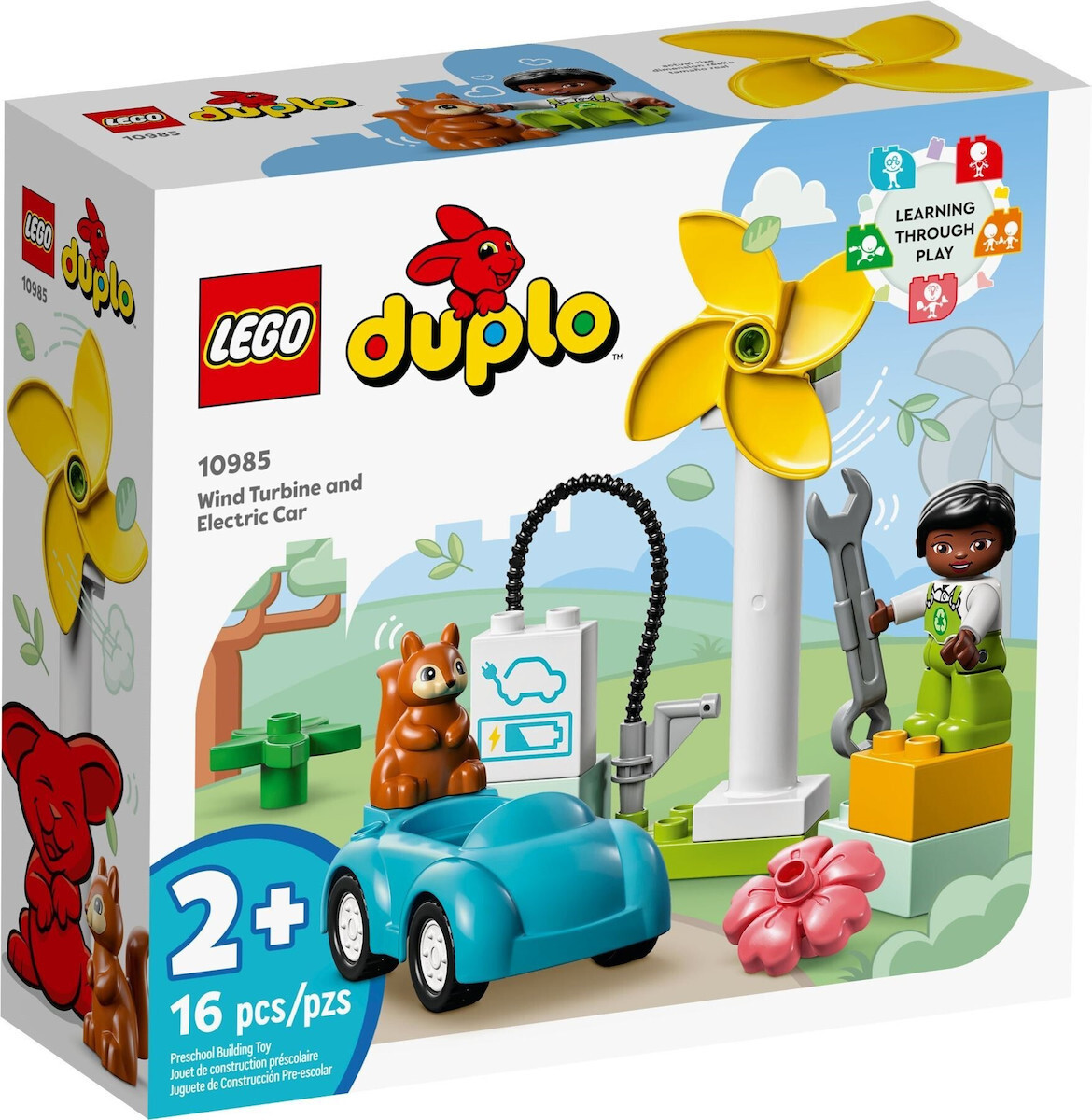 Lego Duplo Wind Turbine & Electric Car για 2+ ετών (10985)