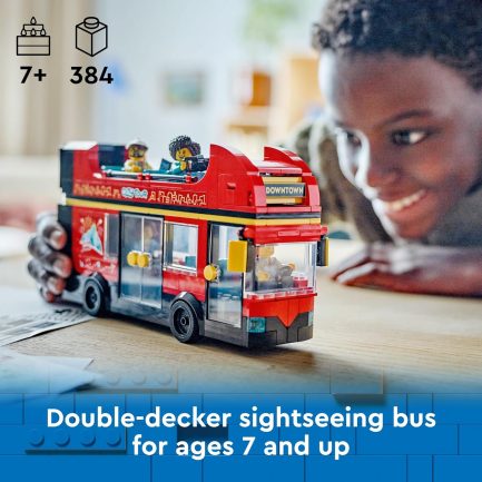 LEGO City Red Double-Decker Sightseeing Bus (60407) - Image 2
